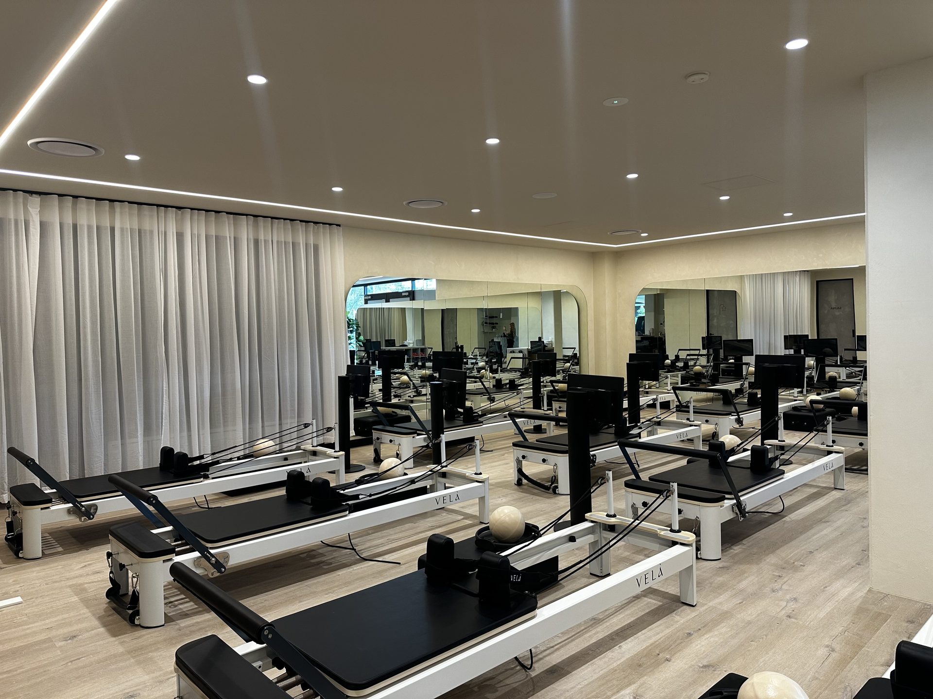 Reformer Pilates studio at Studio Velà, Sippy Downs, Sunshine Coast